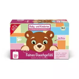H&amp;S Tisane biologique pour bébés et enfants Sensation de ventre plat, 20 x 1,5 g