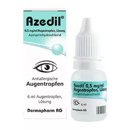 AZEDIL Solution de collyre à 0,5 mg/ml, 6 ml