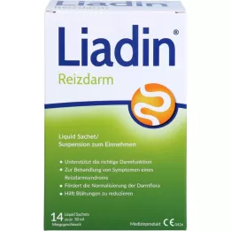 LIADIN Sachets de suspension pour le côlon irritable, 14 unités