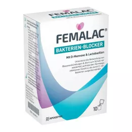 FEMALAC Poudre anti-bactérienne, 10 pièces