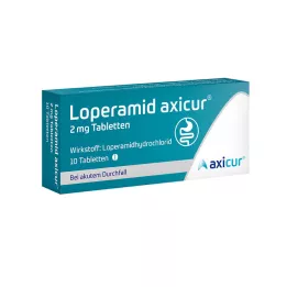 LOPERAMID axicur 2 mg comprimés, 10 pcs