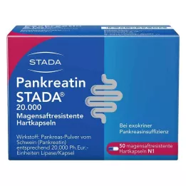 PANKREATIN STADA 20 000 gélules gastro-résistantes, 50 pièces