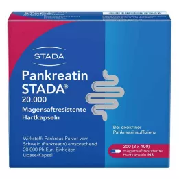 PANKREATIN STADA 20 000 gélules gastro-résistantes, 200 pièces