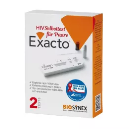 EXACTO HIV Auto-test pour couples, 1 pièce