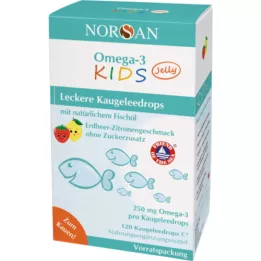 NORSAN Omega-3 Kids Jelly Dragees Storage Pack, 120 pc