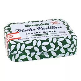 EM-EUKAL Pastilles Fraîches Menthe Forte Sans Sucre, 20 g