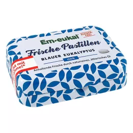 EM-EUKAL Pastilles fraîches sans eucalyptus bleu, 20 g