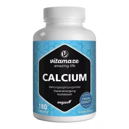 CALCIUM Comprimés végétaliens de 400 mg, 180 pièces