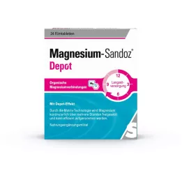 Magnésium Sandoz Tablettes de film de dépôt, 24 pc