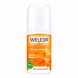 WELEDA Déodorant Roll-on 24h à lArgousier, 50 ml