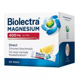 BIOLECTRA Magnésium 400 mg ultra direct citron, 60 pcs