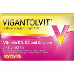 Tablettes de film de calcium Vigantolvit Vitamine D3 K2, 30 pc