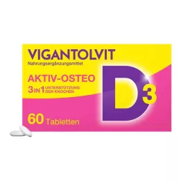 VIGANTOLVIT Comprimés pelliculés de vitamine D3, K2 et calcium, 60 pièces