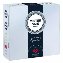 MISTER Préservatifs taille 60, 36 pièces