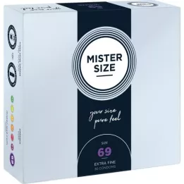 MISTER Taille 69 préservatifs, 36 pc