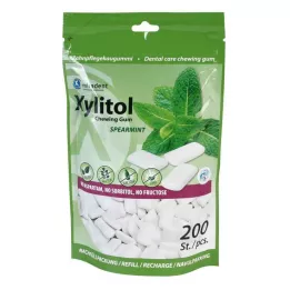MIRADENT Chewing-gum au xylitol à la menthe verte, réf., 200 pièces