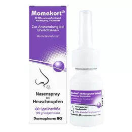 MOMEKORT Suspension pour pulvérisation nasale 50 μg/spray 60 adultes, 10 g