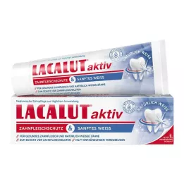 LACALUT protection active des gencives &amp; dentifrice blanc doux, 75 ml