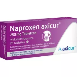 NAPROXEN AXXUR 250 mg comprimés, 20 pc