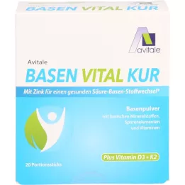 Basen Vital Kur + Vitamine D3 + K2 poudre, 20 pc