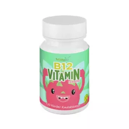 VITAMIN B12 KINDER Comprimés à croquer végétaliens, 120 pcs