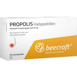 BEECRAFT Propolis Halspastilles, 30 pc