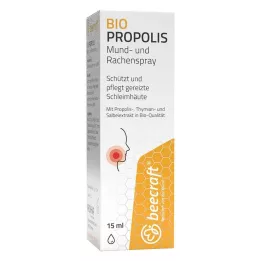 BEECRAFT Spray bouche et gorge à la propolis, 15 ml