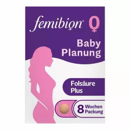 FEMIBION 0 Tablettes de planification pour bébé, 56 pièces