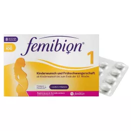 FEMIBION 1 désir denfant + début de grossesse sans comprimés diode, 60 pcs