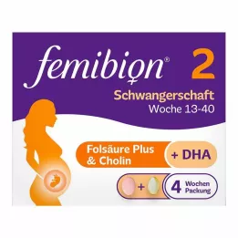 FEMIBION Pack de 2 combinaisons de grossesse, 2X28 pièces