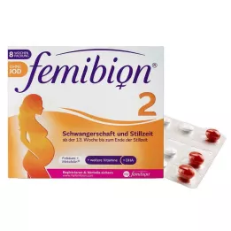 FEMIBION 2 Grossesse+Allaitement sans iode Kpg., 2X60 St