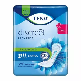 TENA LADY Inserts discrets supplémentaires, 20 pièces