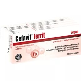 CEFAVIT Ferrit Hard Capsules, 60 pc