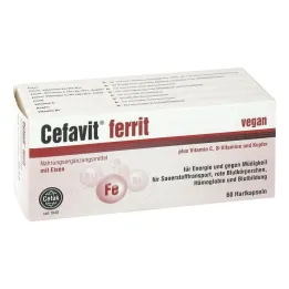 Capsules dures de ferrite de Cefavit, 60 pc