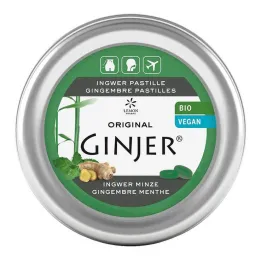 Pastilles Gingembre Ginjer Menthe Bio, 40 g