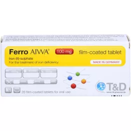 FERRO AIWA 100 mg de comprimés de films, 20 pc