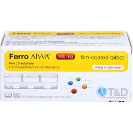 FERRO AIWA 100 mg de comprimés de films, 50 pc