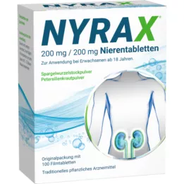 NYRAX Comprimés rénaux 200 mg/200 mg, 100 pcs