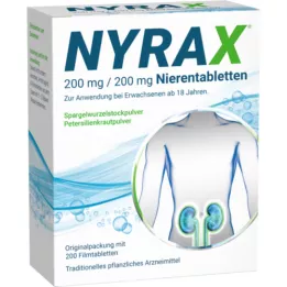 NYRAX 200 mg / 200 mg de comprimés rénaux, 200 pc