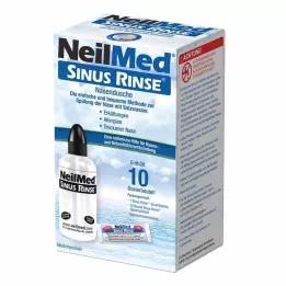 NEILMED Rinçage des sinus, nas.du.+sel.sp.nas., 10 doses, 1 P