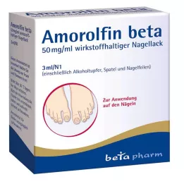 AMOROLFIN Vernis à ongles à principe actif bêta 50 mg/ml, 3 ml