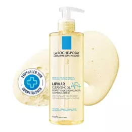 ROCHE-POSAY Huile de douche et de bain Lipikar AP+, 400 ml