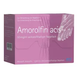 AMOROLFIN acis 50 mg/ml principe actif vernis à ongles, 6 ml