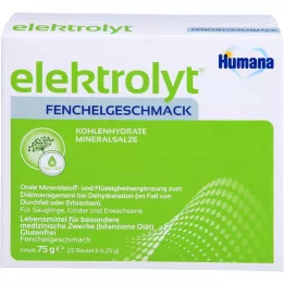 HUMANA Boîte pliante de poudre de fenouil électrolytique, 75 g