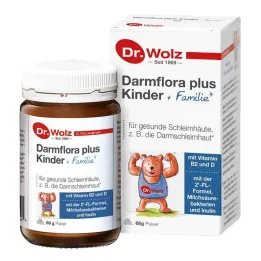 Flore intestinale plus enfants + poudre familiale, 68 g