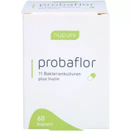 NUPURE probiotiques probaflor pour bouchons de réhabilitation intestinale, 60 pièces