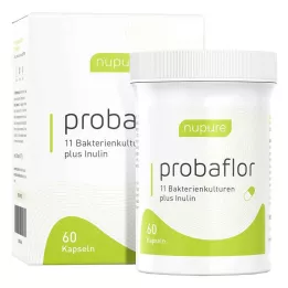 NUPURE probiotiques probaflor pour bouchons de réhabilitation intestinale, 60 pièces
