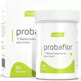 NUPURE Probaflor probiotiques pour le nettoyage intestinal gélules, 90 pcs