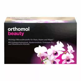 ORTHOMOL Pack de recharge dampoules à boire pour la beauté, 30 pièces