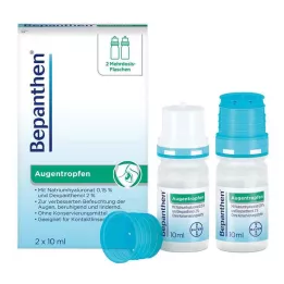 BEPANTHEN Collyre, 2X10 ml